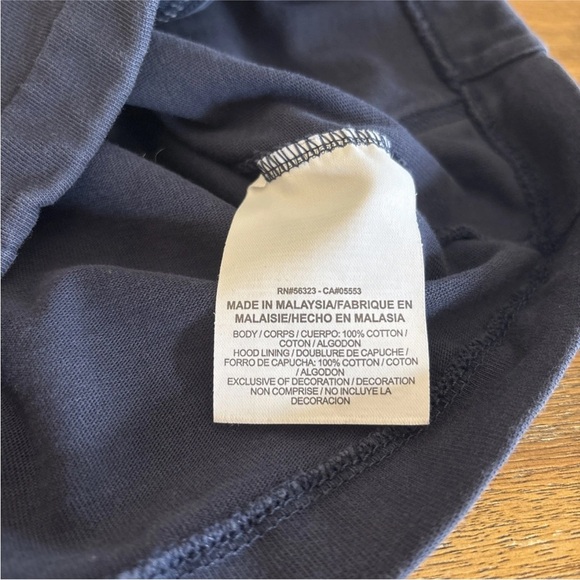 Boy’s Girl Nike Hooded Jacket Size Small Youth Navy Front Zipper - Picture 11 of 12